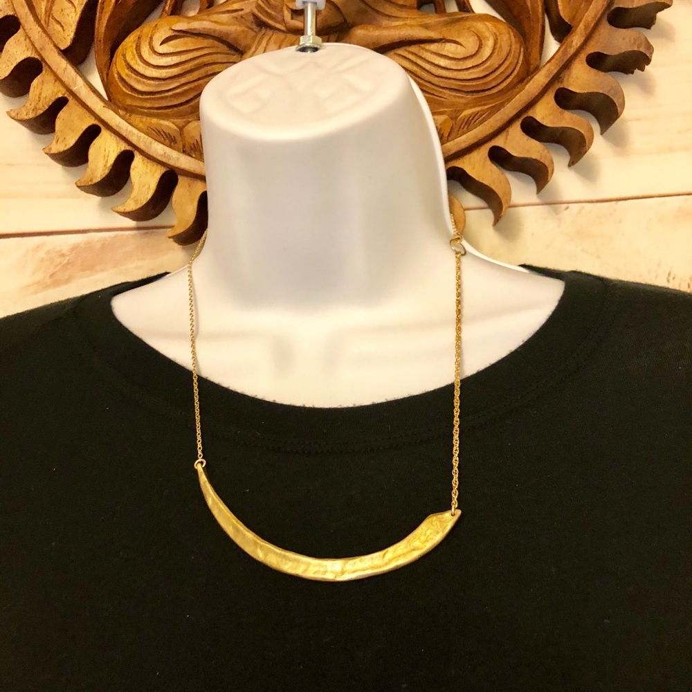 One of a kind brass necklace
